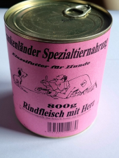 Rind Herz Dose